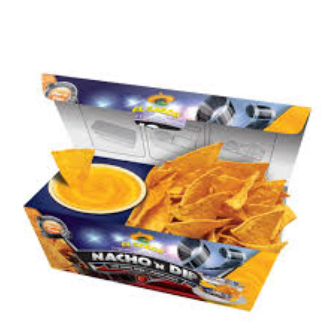 EL SABOR NACHO N DIP PUB TIME 175G
